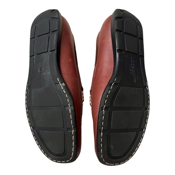 Liz Claiborne Flex Brown Leather Driving Moccasins Loafers Slip-On Shoes Size 8 - Picture 4 of 4